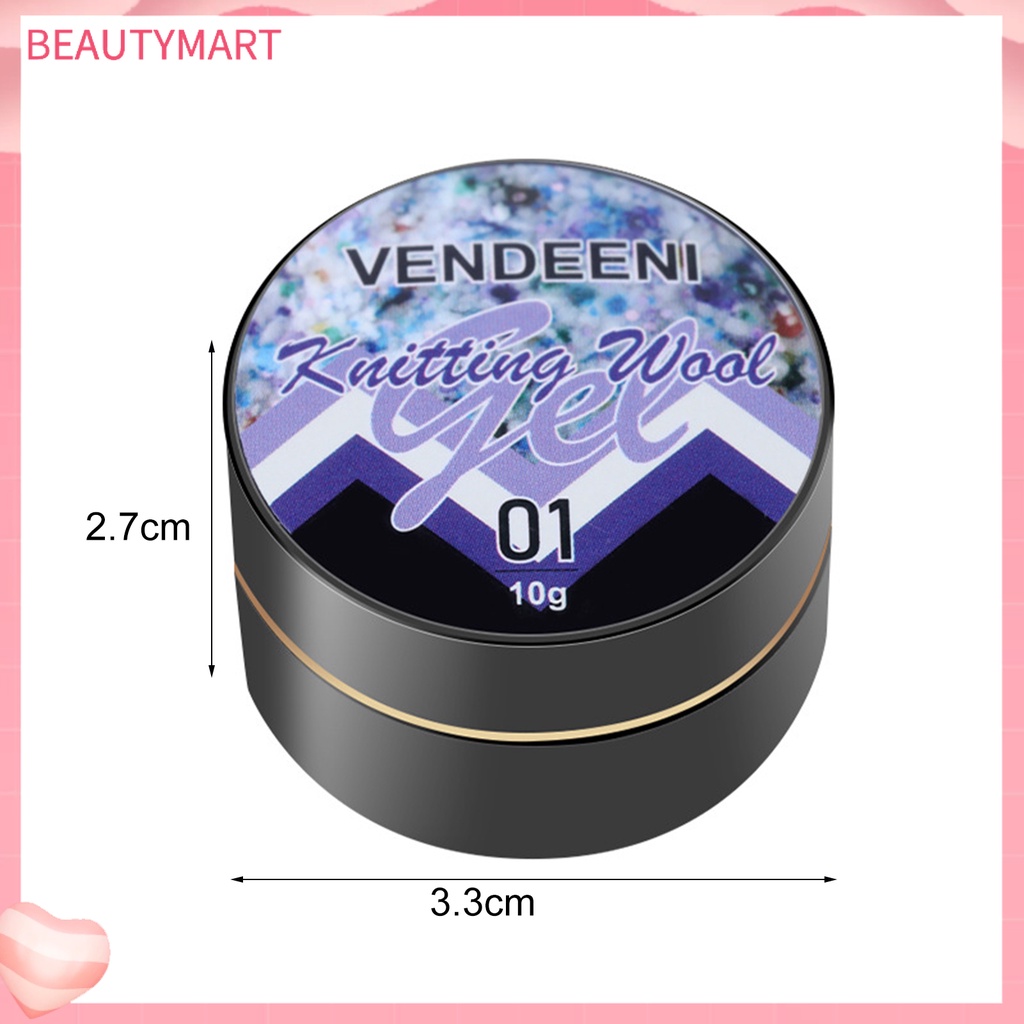 Sơn Móng Tay 10g Hiệu Ứng Hạt Dệt Kim Dùng Trang Trí DIY