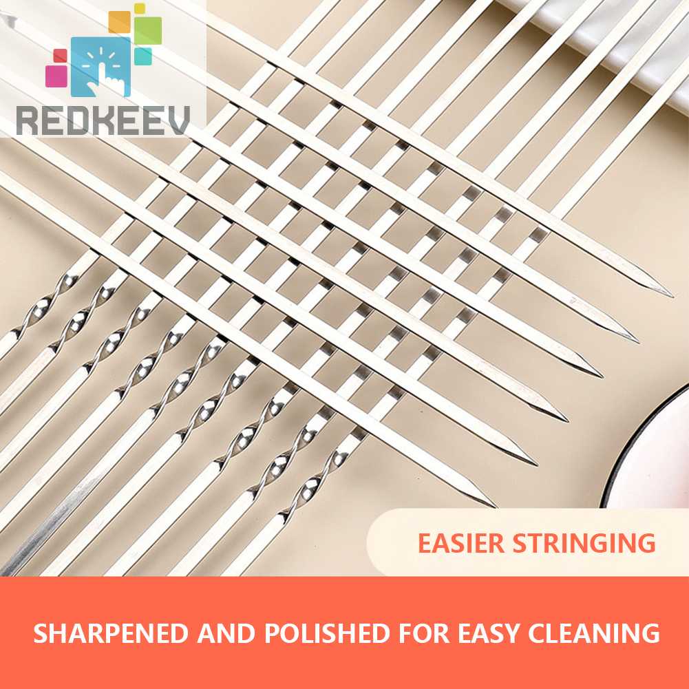 Bộ 10 Xiên Nướng BBQ Có Thể Tái Sử Dụng