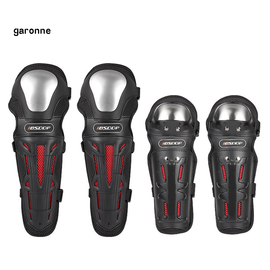 Set 4 Đệm Bảo Vệ Đầu Gối Và Khuỷu Tay Bằng Hợp Kim Chống Gió Độ Bền Cao Dùng Khi Lái Xe Mô Tô