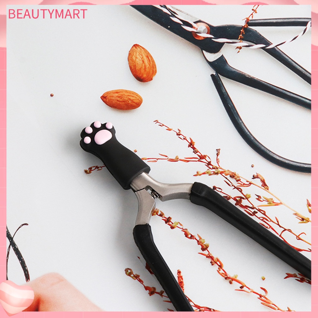 Nắp Silicon Bảo Vệ Nhíp Làm Móng Tay Tránh Đau Hình Mèo Tiện Dụng Cho Gia Đình