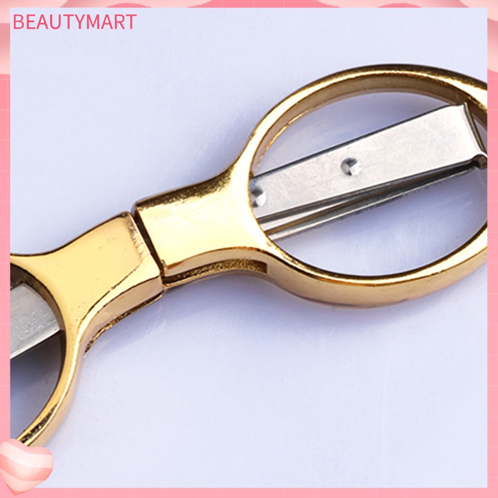 Kéo Gấp Gọn Cắt Sắc Bén [beautymart] Thiết Kế Tiện Dụng