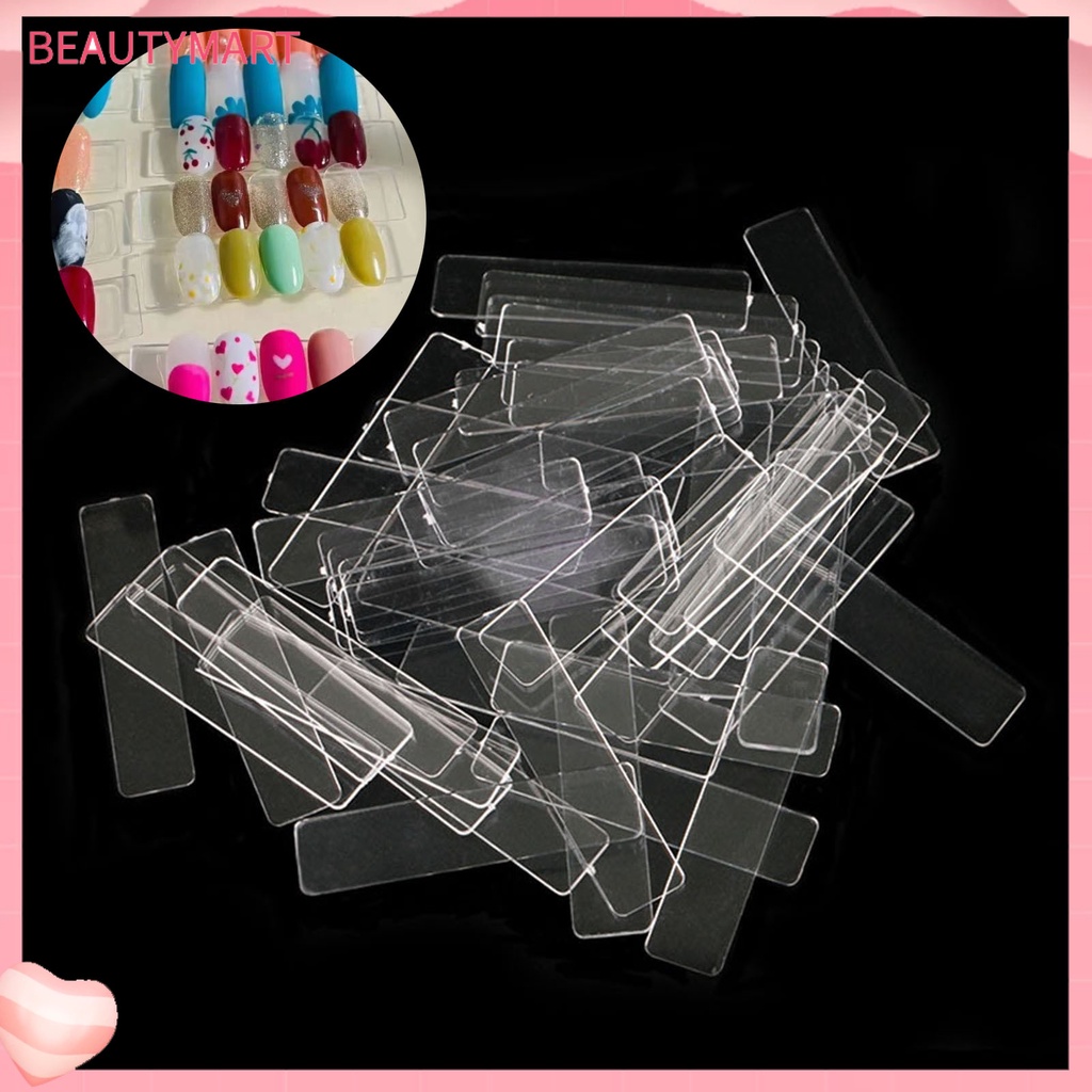 1 Bộ Miếng Dán Trưng Bày Móng Tay Trong Suốt Chuyên Nghiệp