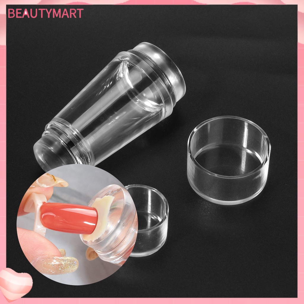 1 Bộ Dụng Cụ In Hình Móng Tay Hai Đầu Trong Suốt Thân Thiện Với Môi Trường