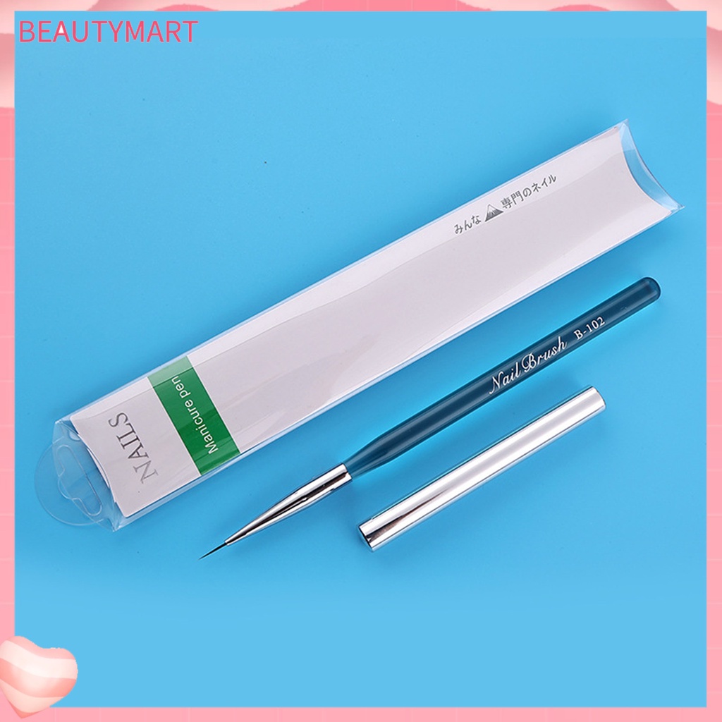 1 Bộ Cọ Vẽ Móng Tay Bằng Nhựa Lông Mềm Siêu Nhẹ Chống Chảy Xệ Có Thể Tái Sử Dụng