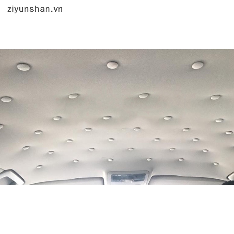 Set 10 Nút Vặn Bằng Vải Nylon Gắn Trần Xe Hơi