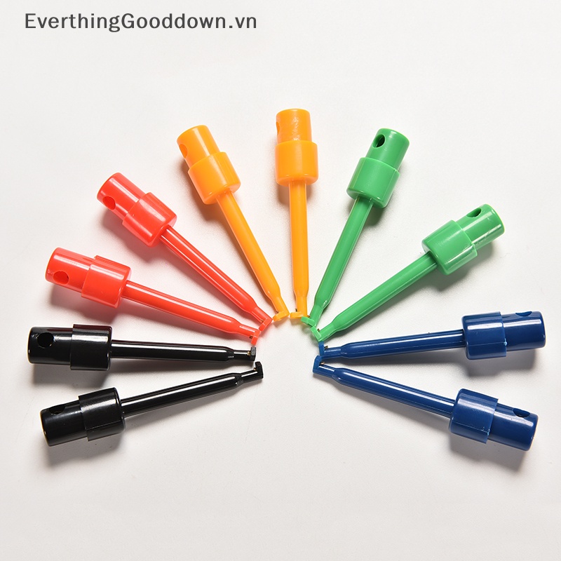 Everthinggooddown Set 10 Dây Chì Thử Nghiệm Kẹp Thử Nghiệm SMT / SMD Cho Vạn Năng Kế vn