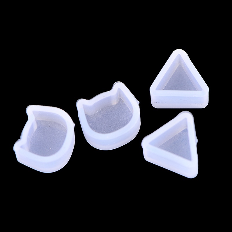 Set 2 Khuôn Silicon Trong Suốt Làm Trang Sức DIY