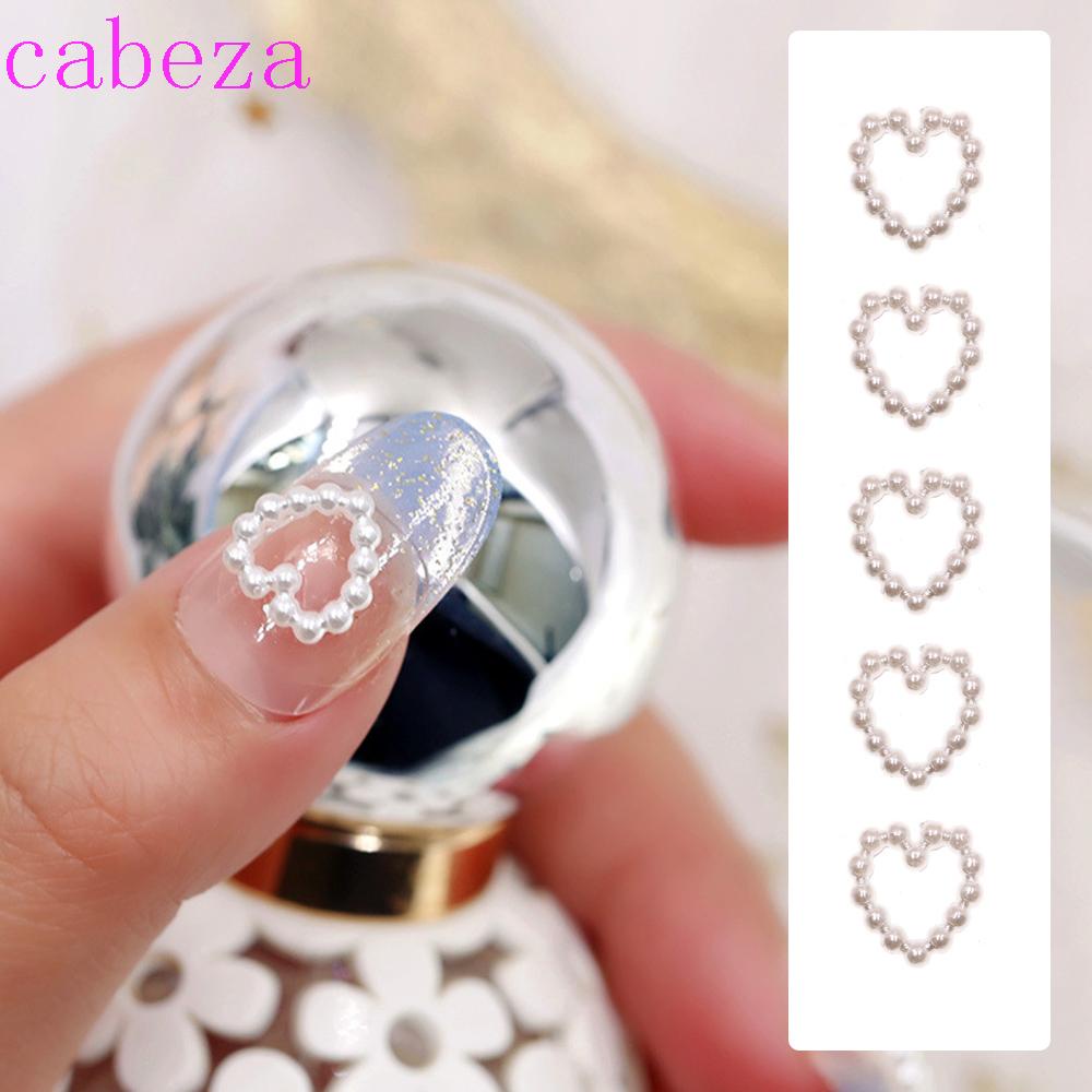 Set 20 Phụ Kiện Trang Trí Móng Tay Hình Trái Tim Thời Trang