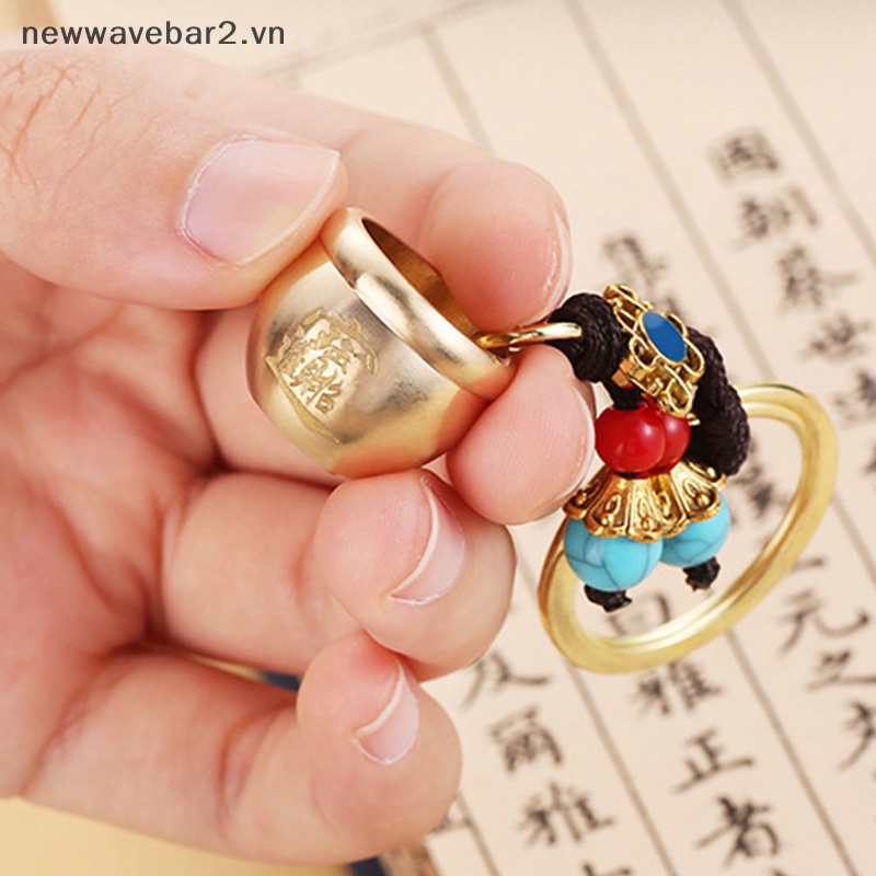 [Mới] Móc Khóa Xe Hơi / Túi Xách Hình Trụ Bằng Đồng Thau Sáng Tạo