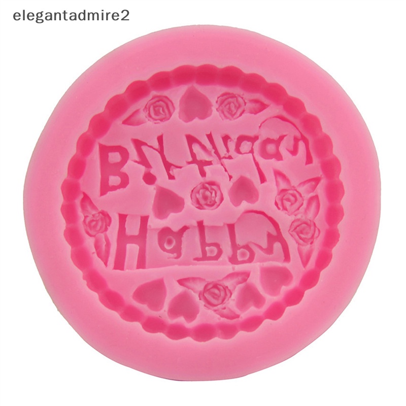 Khuôn Silicone Tạo Hình Chữ Happy Birthday Trang Trí Bánh