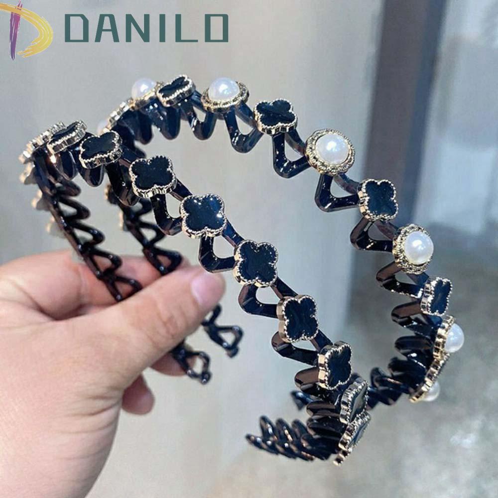 Danilo Băng Đô Cài Tóc Bằng Acrylic Phong Cách Hàn Quốc Cổ Điển Thời Trang Cho Nữ