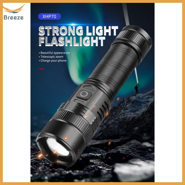 Đèn Pin Led Xhp70 Mini 5 Cấp Độ Bằng Hợp Kim Nhôm Tiện Dụng