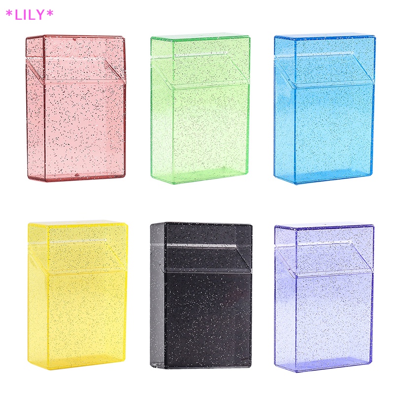 Lily 3 Inch Lưu Trữ Trong Suốt Hộp Kawaii Văn Phòng Phẩm Blingbling Ảnh Thẻ Chủ Hộp Trường Hợp Container Idol Albumes Lưu Trữ Ảnh Hộp Uuu