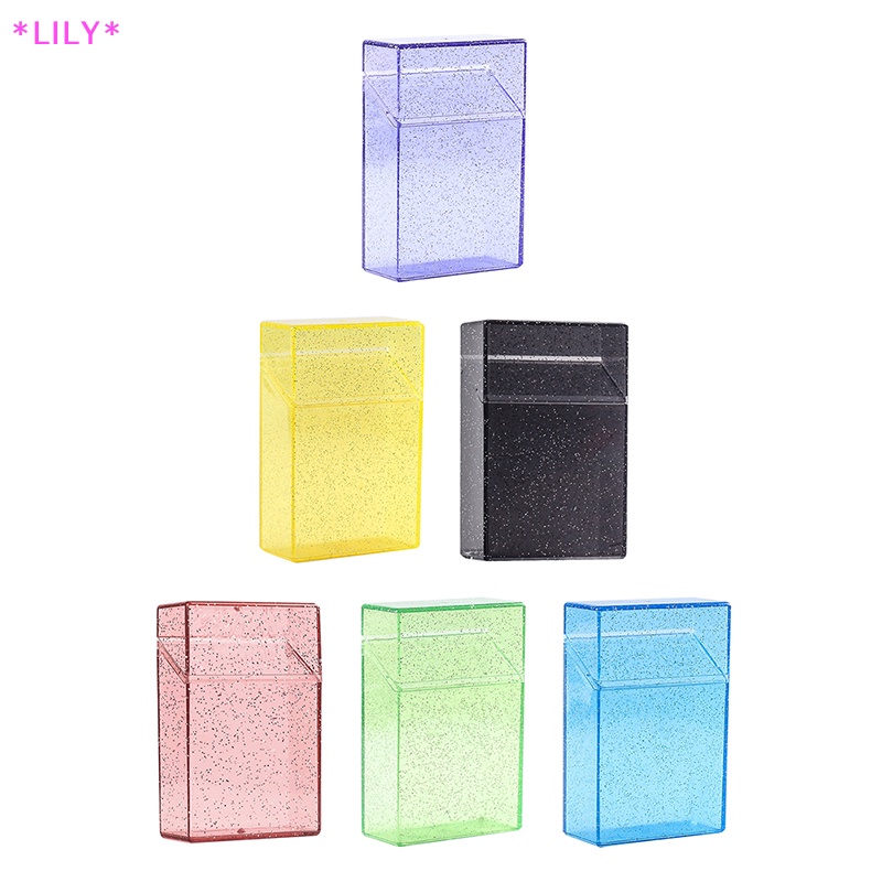 Lily 3 Inch Lưu Trữ Trong Suốt Hộp Kawaii Văn Phòng Phẩm Blingbling Ảnh Thẻ Chủ Hộp Trường Hợp Container Idol Albumes Lưu Trữ Ảnh Hộp Uuu