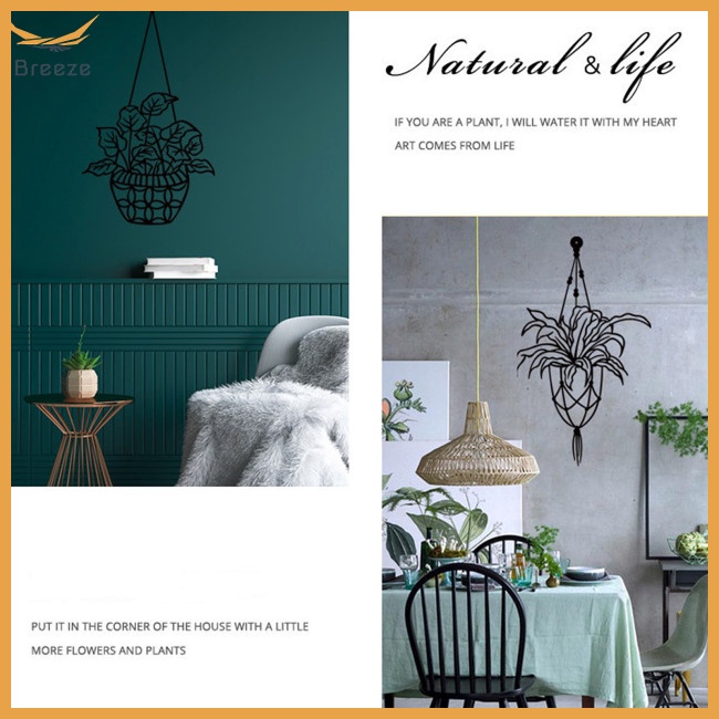 Set 3 Bình Hoa Kim Loại Treo Tường Trang Trí Chống Nước Chống Rỉ