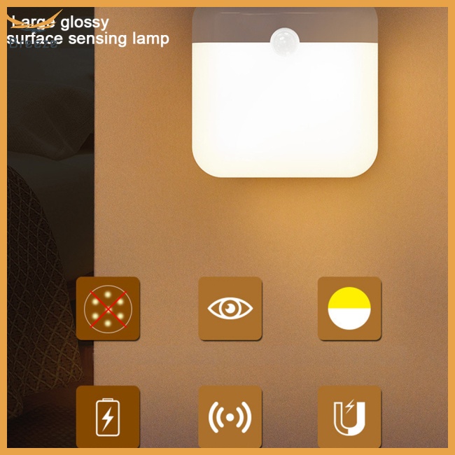 Đèn Led 2 Màu Sắc Có Cảm Biến Chuyển Động Tiết Kiệm Năng Lượng