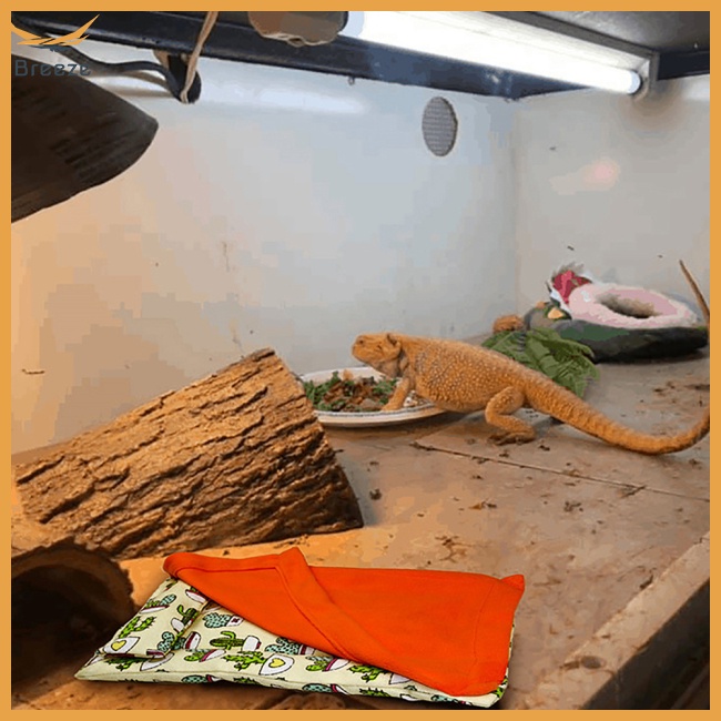 Túi Ngủ Vải Bạt Có Gối Cho Chuột Hamster Thằn Lằn Rồng Báo Rồng Bò Sát