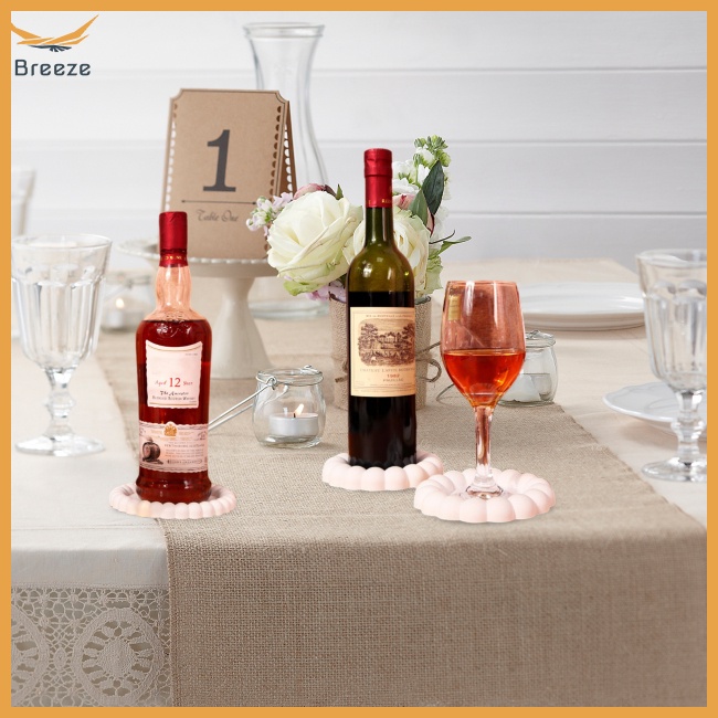 2 Khuôn Silicone Tròn Chống Rách 2 Kích Cỡ Làm Nhựa Resin Xi Măng