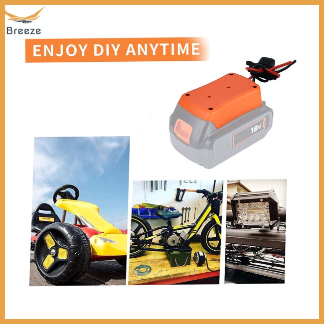 Khối Đấu Nối Bánh Xe Nguồn Kèm Giá Đỡ Cầu Chì Tương Thích Với Black Decker Stanley Porter