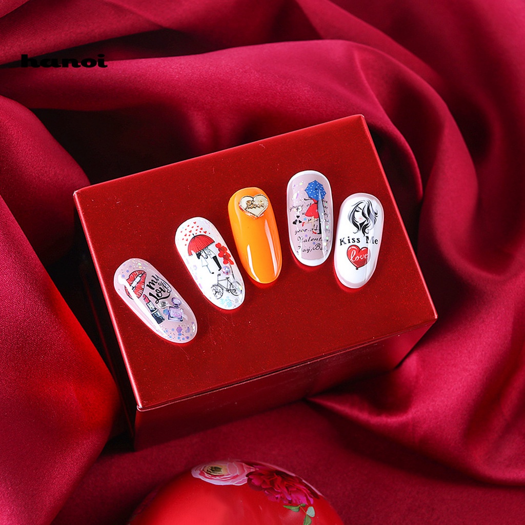 Miếng Dán Chuyển Nước Hình Xăm Trang Trí Móng Chuyên Nghiệp Cho Salon