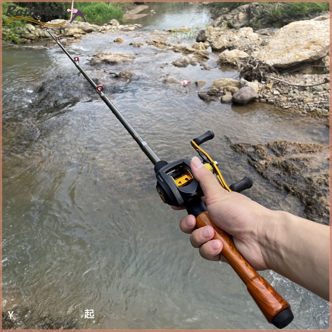 Cần Câu Cá Mini Bằng Sợi Carbon 1.3m / 1.6m / 1.8m