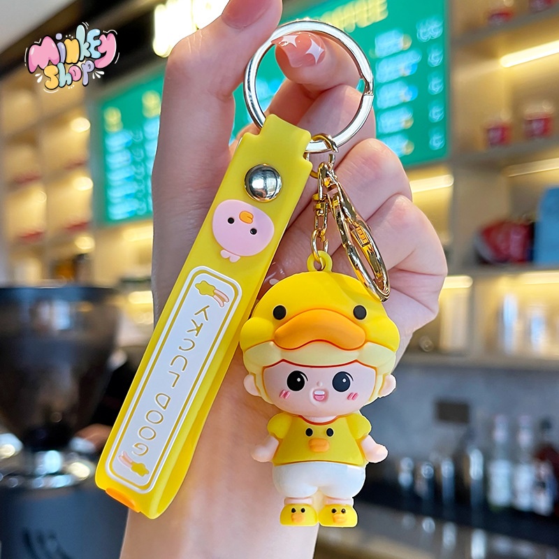 Móc khóa bé Lucky cute móc chìa khóa Hàn Quốc hottrend phụ kiện túi xách balo xe máy -Minkey