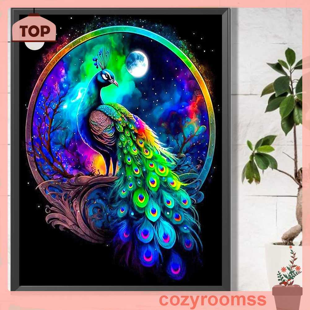 Tranh Đính Đá Kim Cương Toàn Bộ 5D DIY Hình Vẽ Công