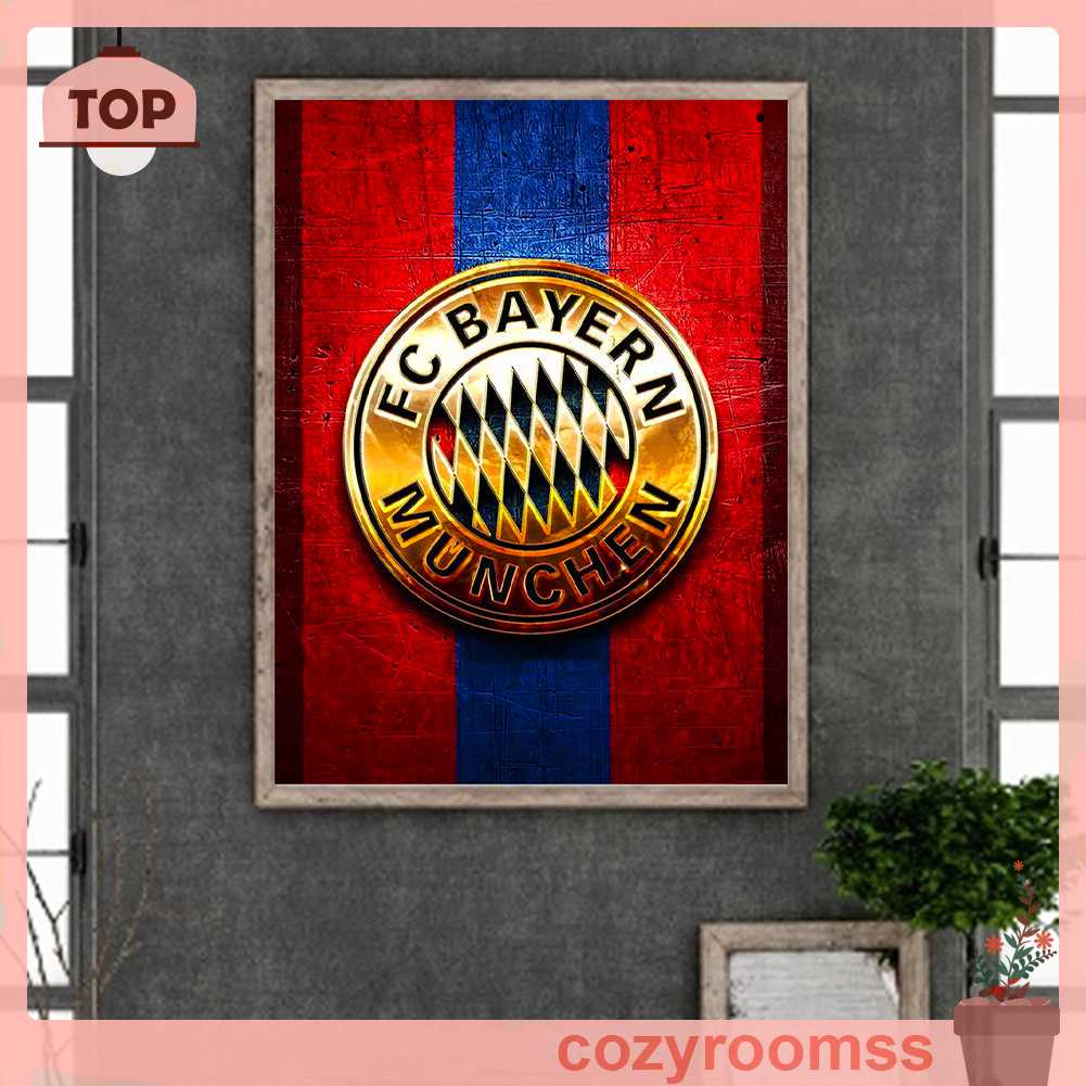 Tranh Đính Đá Kim Cương Toàn Bộ 5D DIY Hình FC BAYERN