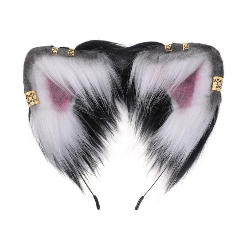 Cài Tóc Tai Mèo Hoạt Hình Màu Vàng Phong Cách Halloween