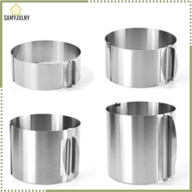 Vòng Làm Bánh Mousse Bằng Thép Không Gỉ 430 6-30cm 6cm 8.5cm 12cm 15cm