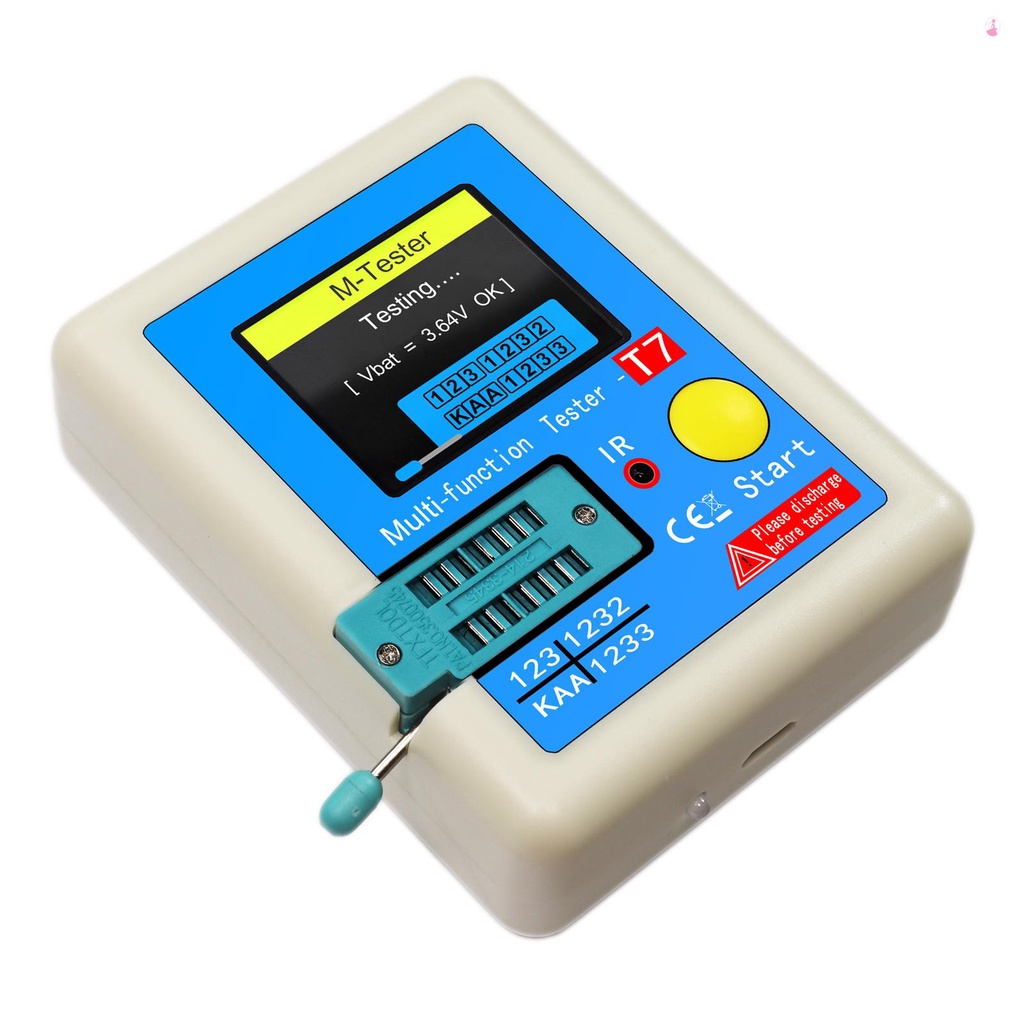 Thiết Bị Kiểm Tra Bóng Bán Dẫn Đa Năng LCR-T7 Màn Hình Màu Sắc Dành Cho Diode Triode LCR NPN PNP MOSFET