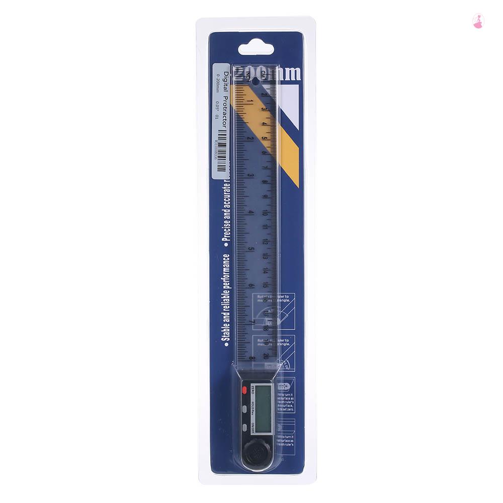 Thước Đo Đa Năng Xoay 360 Độ 0-200mm° Thước Đo Điện Tử Chuyên Dụng Tiện Lợi