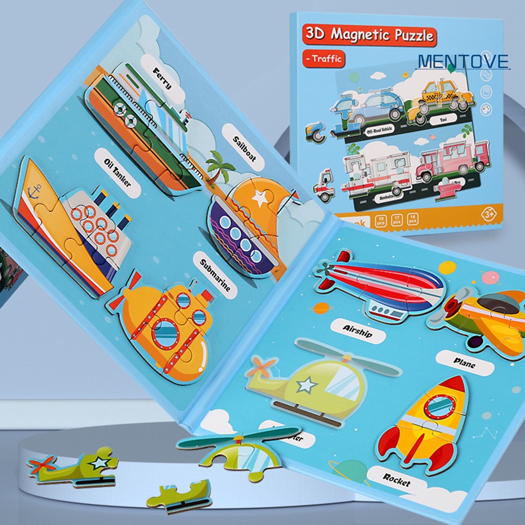 [MT] Bộ Đồ Chơi Xếp Hình 3D Luyện Trí Thông Minh Thú Vị Cho Bé
