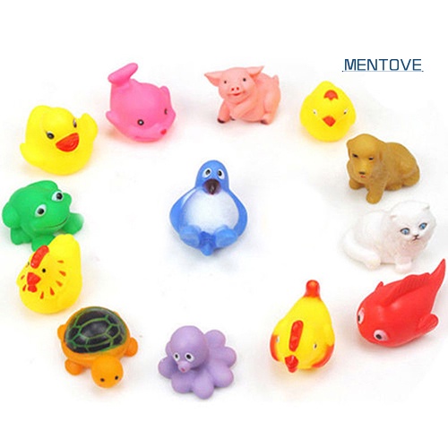 Set 13 Đồ Chơi Nổi Trên Mặt Nước Hình Động Vật Dành Cho Các Bé