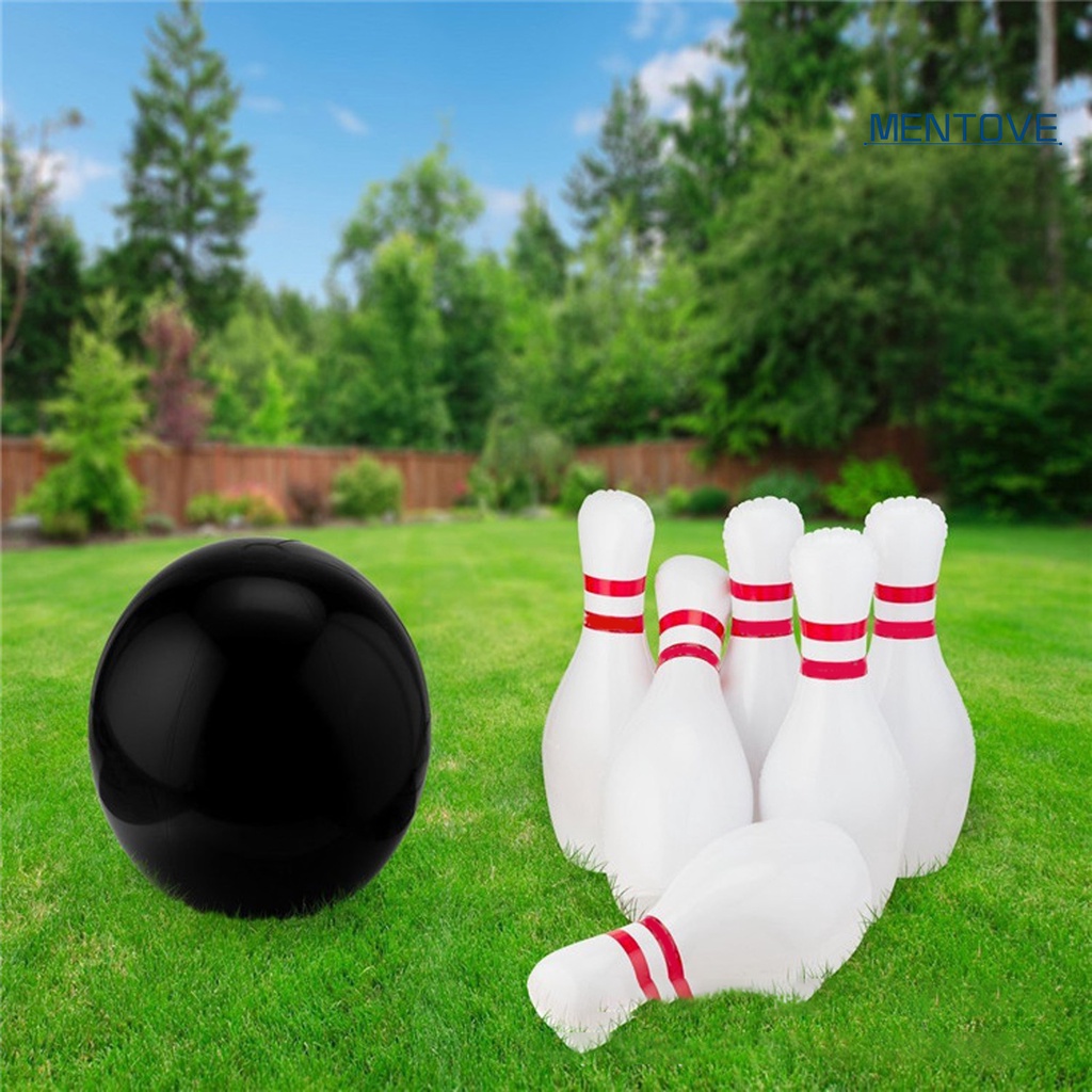 1 Bộ Bóng Bowling Bơm Hơi Nhỏ Gọn Dành Cho Trẻ Em