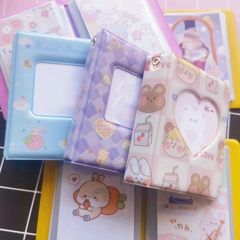 Album Ảnh 3 Inch 40 Ngăn In Hình Trái Tim / Trái Tim Xinh Xắn