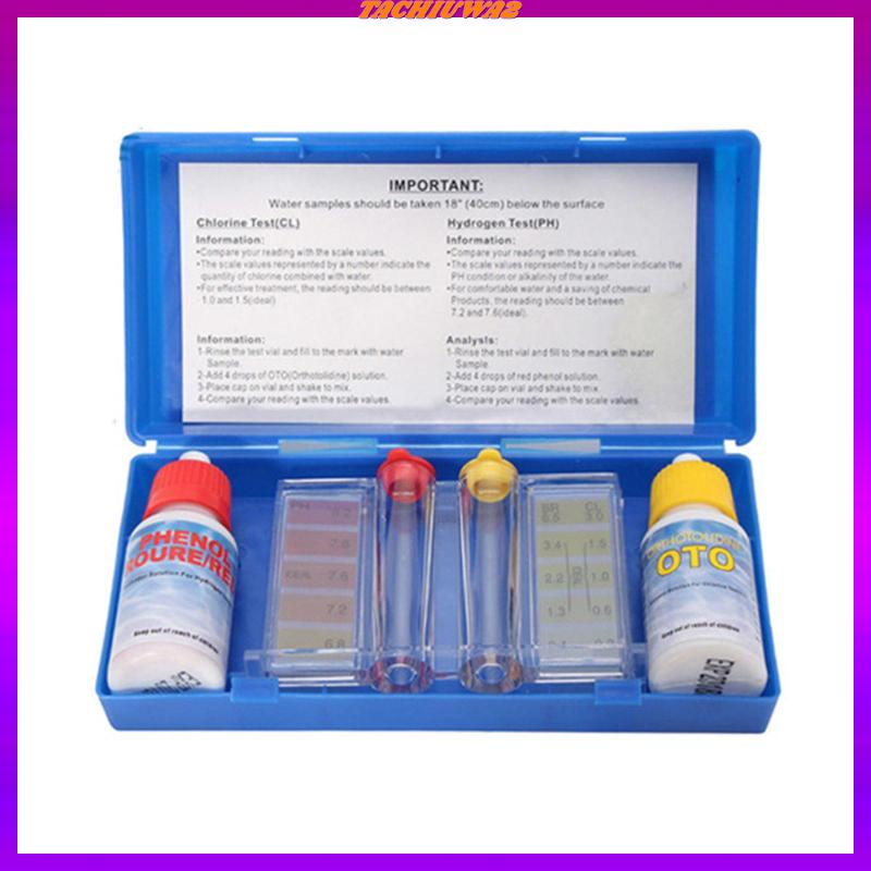 [Tachiuwa2] Bộ Dụng Cụ Kiểm Tra Độ PH Nhanh Cho Bồn Nước Nóng / Spa Công Nghiệp