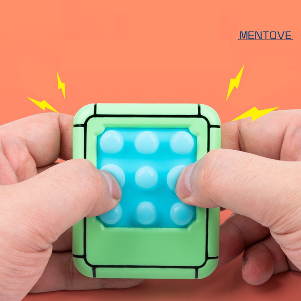 Đồ Chơi Fidget Spinner Bằng Silicone Có Dây Đeo Tiện Lợi