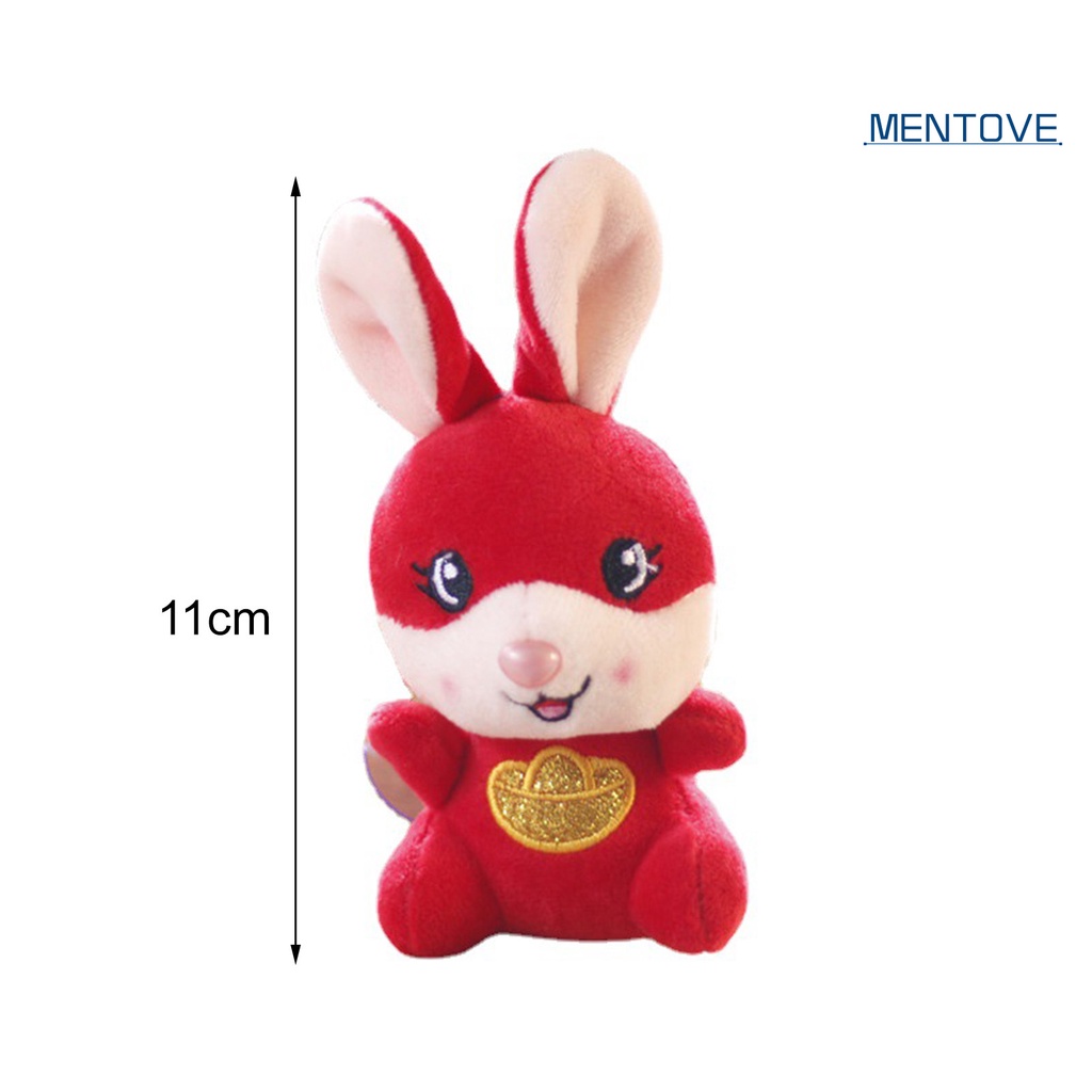 Móc Khóa Hình Thỏ Nhồi Bông 3D Dễ Thương Bằng PP Cotton 2023