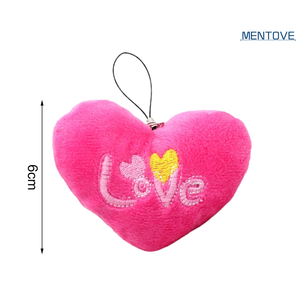 Đồ chơi nhồi bông Hình Trái Tim 6cm Mềm Mại Đa Năng Trang Trí Ba Lô