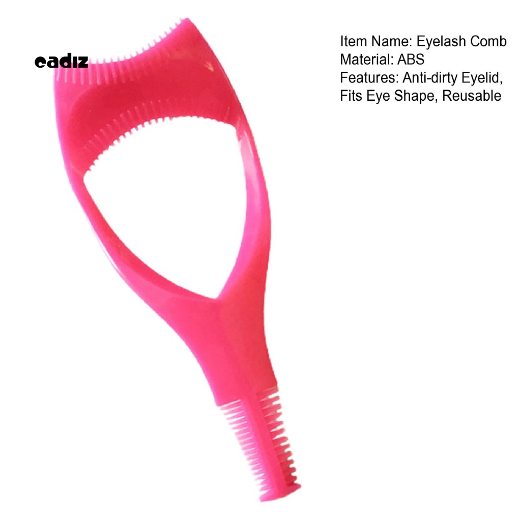 Bộ 3 Lược Chải Lông Mi Cầm Tay Chống Bẩn Dễ Vệ Sinh 3 Trong 1 Tiện Dụng