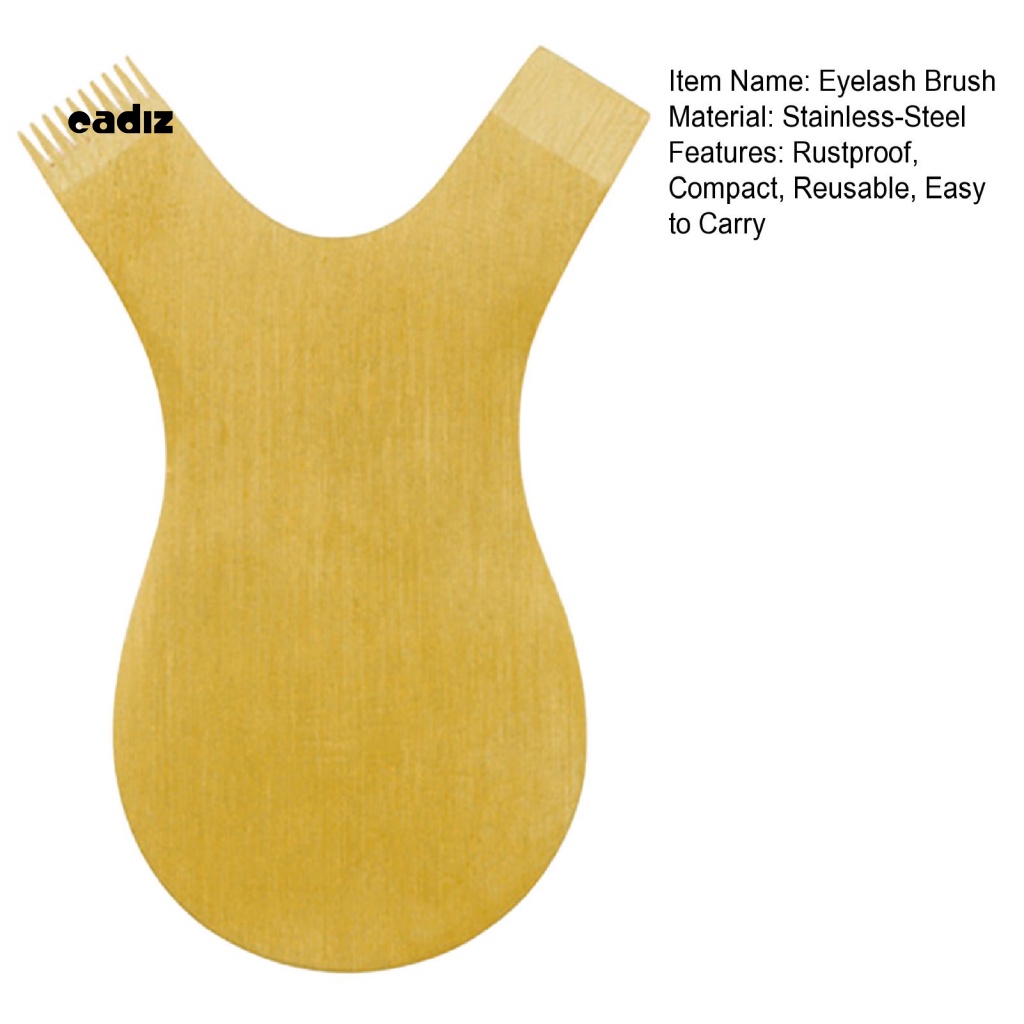 Cọ Chải Lông Mi Hình Chữ Y Bằng Thép Không Gỉ Tiện Dụng