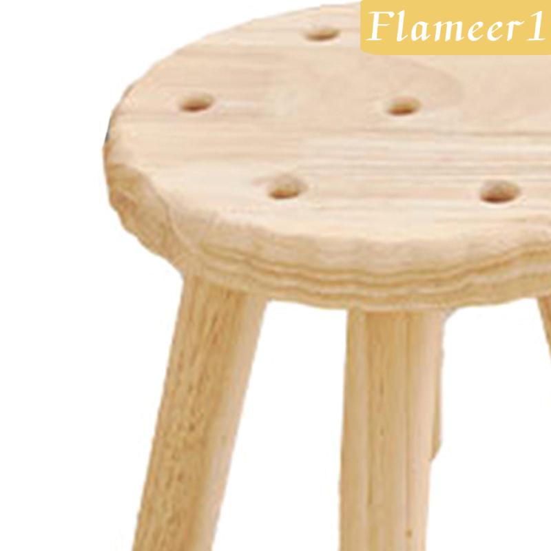 Ghế Đẩu Bằng Gỗ Gọn Nhẹ 1 [Ngọn Lửa 1] Cho Phòng Ngủ Trẻ Em