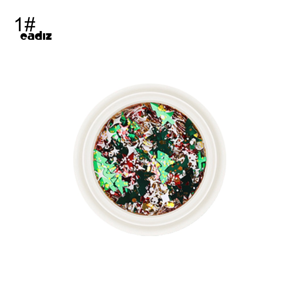 Hộp Kim Tuyến Hình Bông Tuyết Lấp Lánh Trang Trí Móng Tay Nghệ Thuật DIY