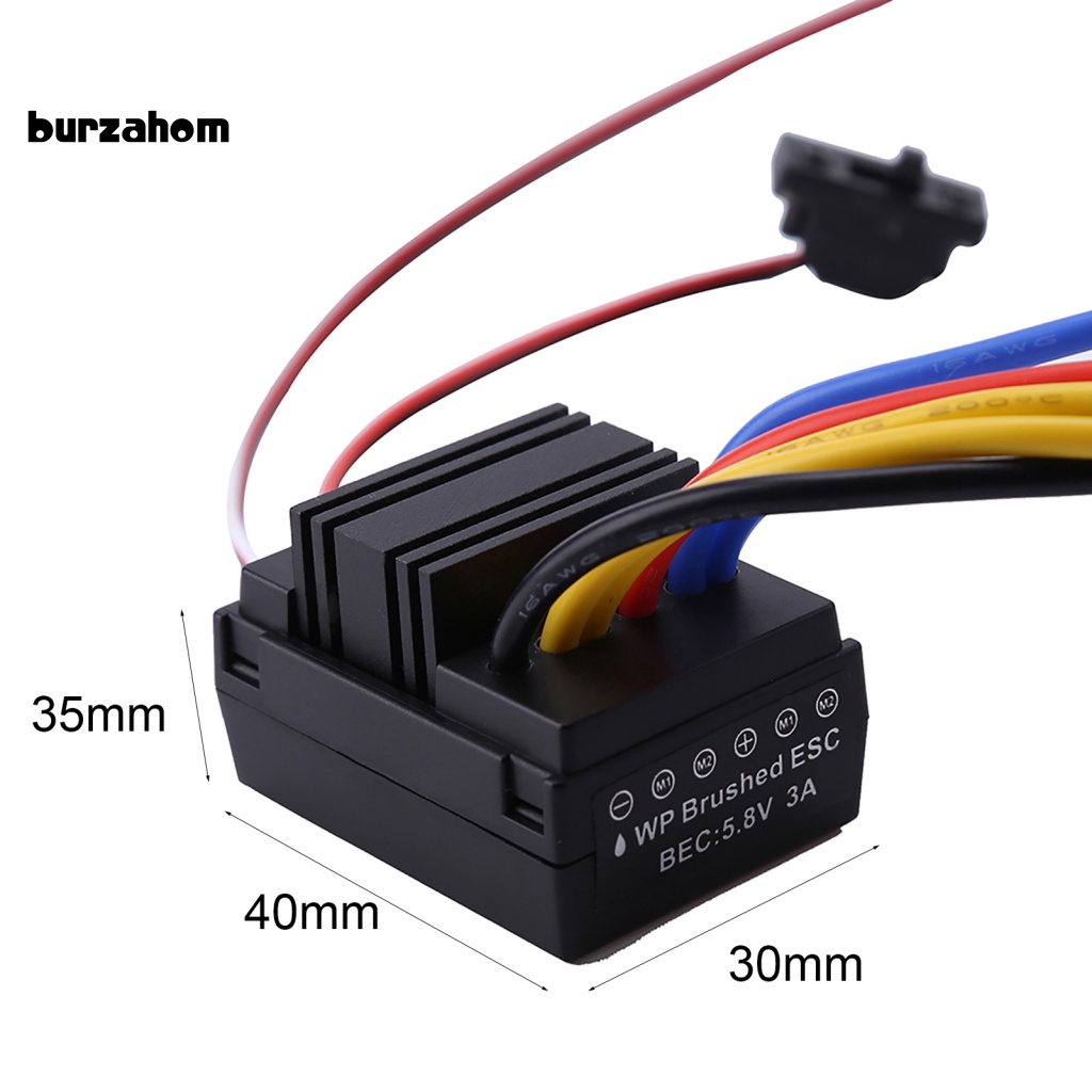 Esc Điều Khiển Tốc Độ Điện Tử 80A Chống Nước ABS Chống Chịu Thời Tiết Cho Mô Hình Xe Hơi