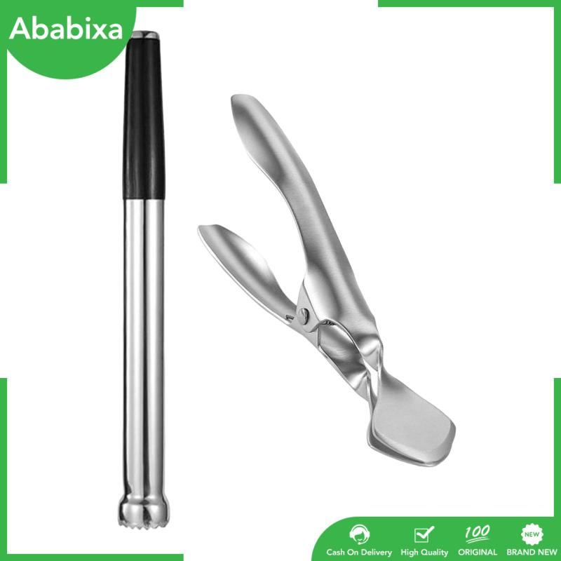 [Ababixa] Dụng Cụ Kẹp Mở Vỏ Sầu Riêng Trái Cây Bằng Thép Không Gỉ Tiết Kiệm Sức Lao Động Cho Cửa Hàng Trái Cây Sầu R