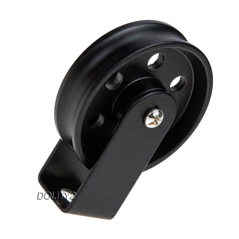 Bánh Xe Ròng Rọc Bằng Sắt Phong Cách Vintage [Dolity2] DIY Cho Đèn Trang Trại / Nhà Hàng