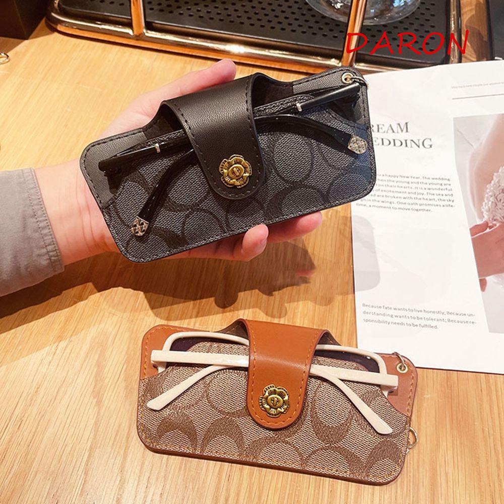 Hộp Cứng Đựng Mắt Kính Có Móc Khóa Dành Cho Nam Nữ Ốp