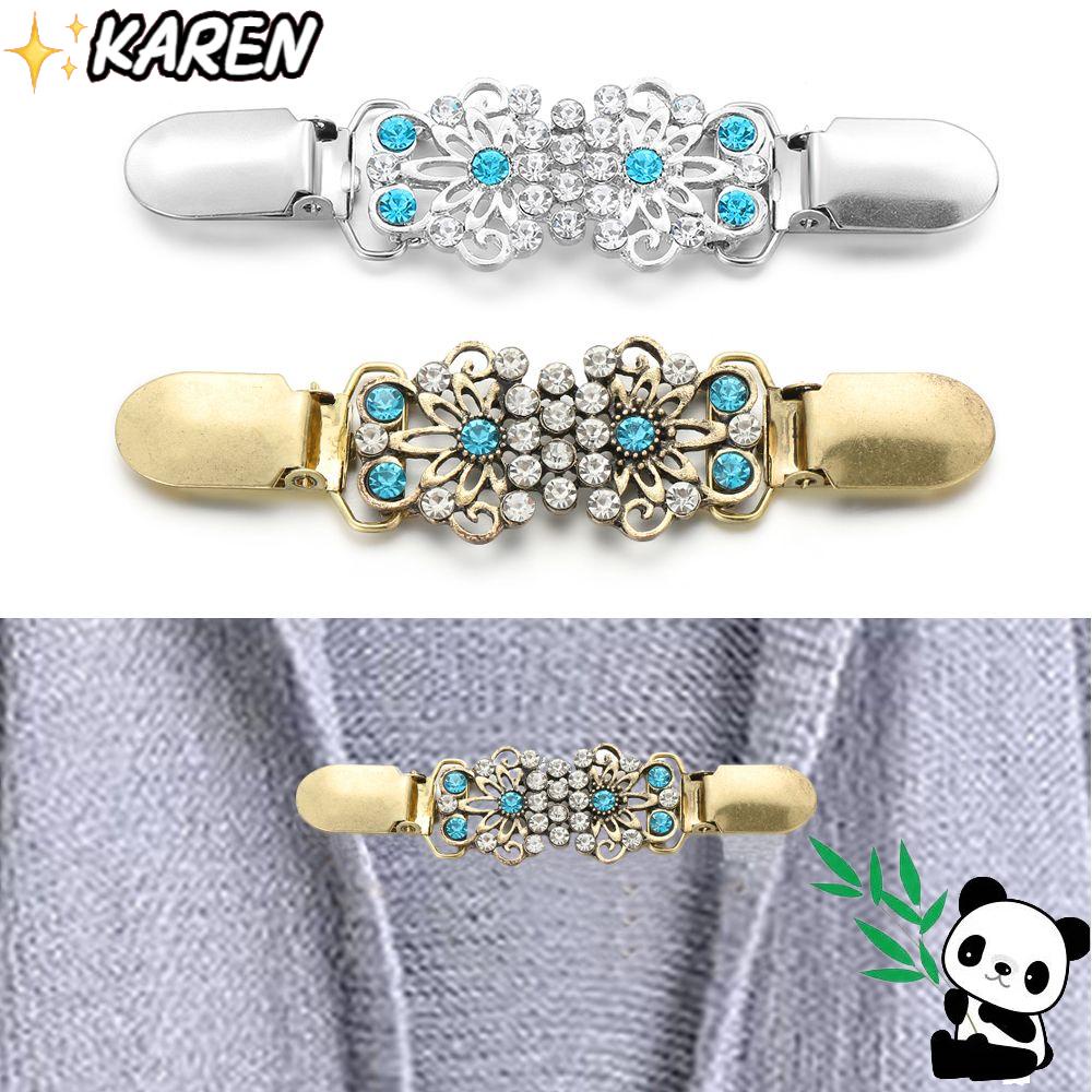 Kẹp Cài Áo Cardigan Phong Cách Retro Thời Trang Mùa Đông
