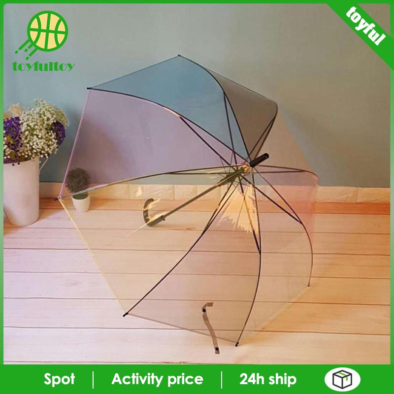 Dù Che Mưa Dia x H 100 x 82Cm 8 Thép Màu Trong Suốt Thời Trang